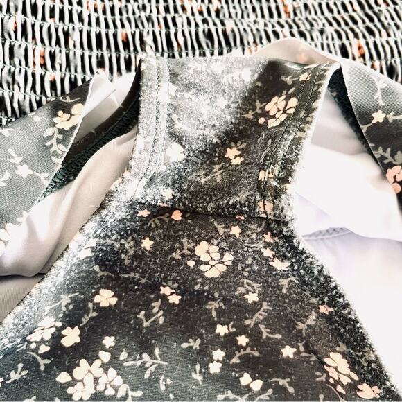 Rylee + Cru Girls Smocked Floral Swimsuit - 12-18 Months - Picture 6 of 9